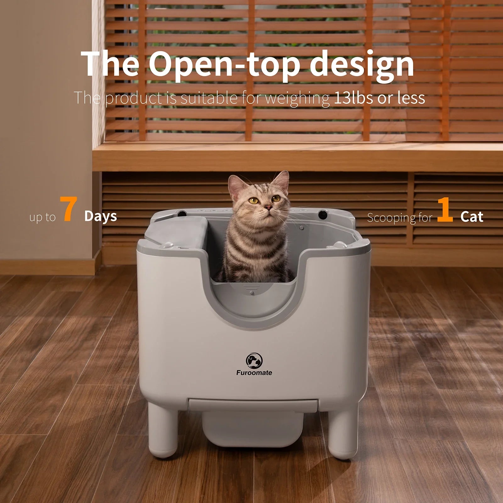 F6 Easy Clean Litter Box